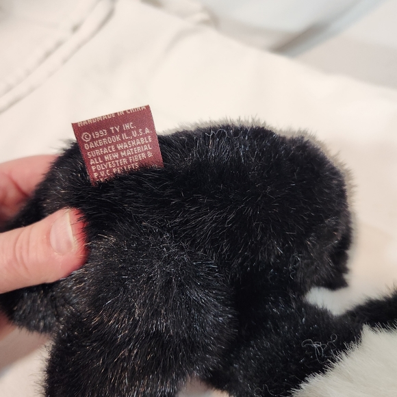 2 VTG Attic Collectable Beanie Babies Ivan and Checkers with tags - Picture 5 of 7